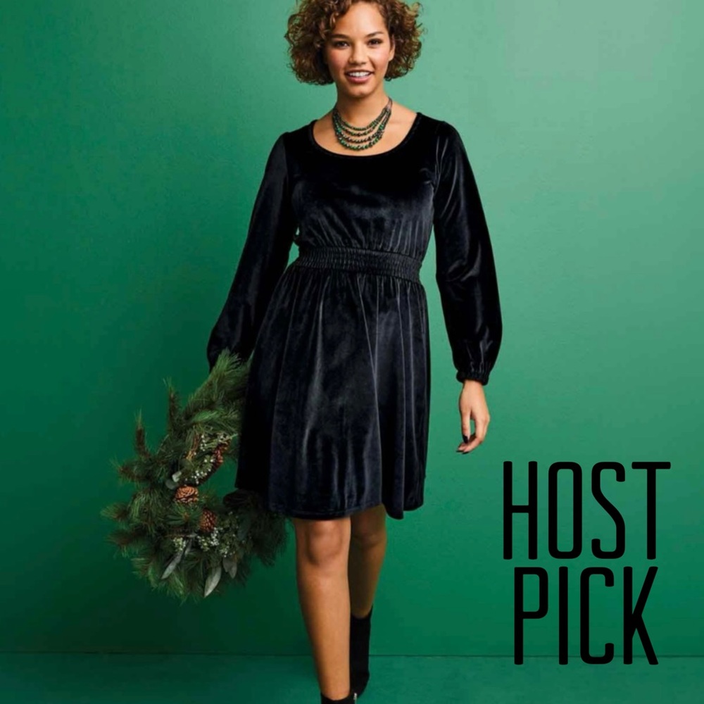 Black Velvet Dress